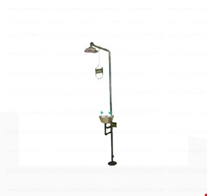 دوش و چشم شوی اضطراری کربن استیل با راهبری دستی مدل CS 502-450