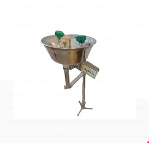 چشم شوی اضطراری پایه دار تمام استنلس استیل با راهبری دستی مدل 450 SS