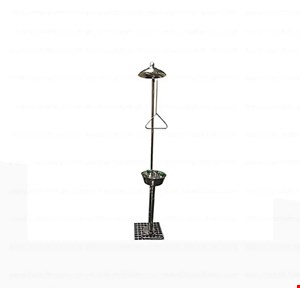 دوش و چشم شوی تمام استیل نیم پدالی مدل SP SS 502-450