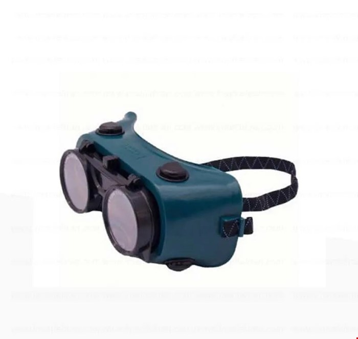 عینک برشکاری وجوشکاری اکسی استیلن دونقابه شیشه گرد مدل(SE1150) A612