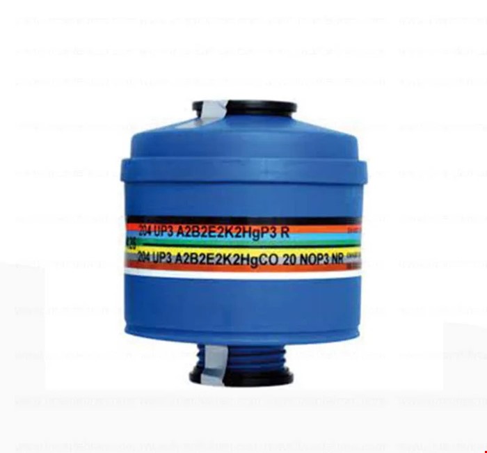 فیلتر شیمیاییUP3 203(A2B2E2K2HgCO 20 NOP3 NR) برای انواع ماسکهای تمام صورت و ماسک نیم صورت ST85