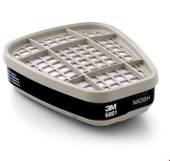 فیلتر بخارات آلی (نوار مشکی) برند  ۳M سری ۶۰۰۱