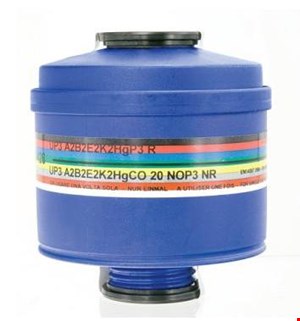 فیلترترکیبی۸ حالته(A2B2E2K2Hg CO 20 NOP3 NR) یا ۲۰۴UP3 برند Spasciani
