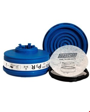 فیلترذرات P3 (نوار سفید) برند Spasciani