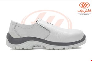 کفش ساق کوتاه ایمنی اپنکا کشی سفید 